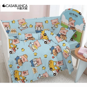 CASABLANCA Lulu豬 12件嬰兒床品套裝